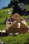 ...eine neue Hütte entsteht - Sarsteinalm Bad Goisern