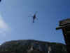 Hubschrauber - Transport auf den Sarstein JPG (29219 Byte)