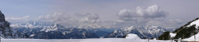 Sarstein - Sarsteinalm - Panorama - Panoramabild - Panoramaaufnahme - Salzkammergut - AutoStitch